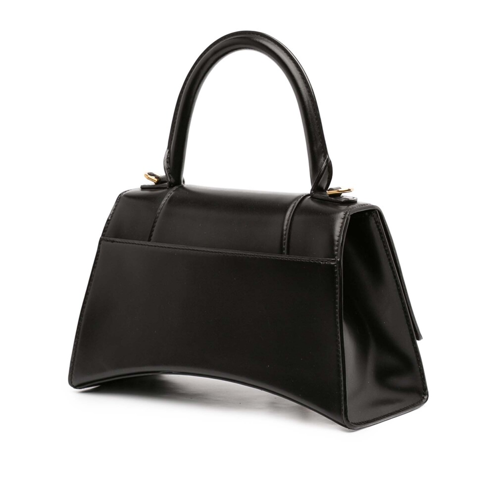 Pre-Loved Balenciaga Small Shiny Box Calfskin Hourglass Top Handle Bag - Picture 2 of 11